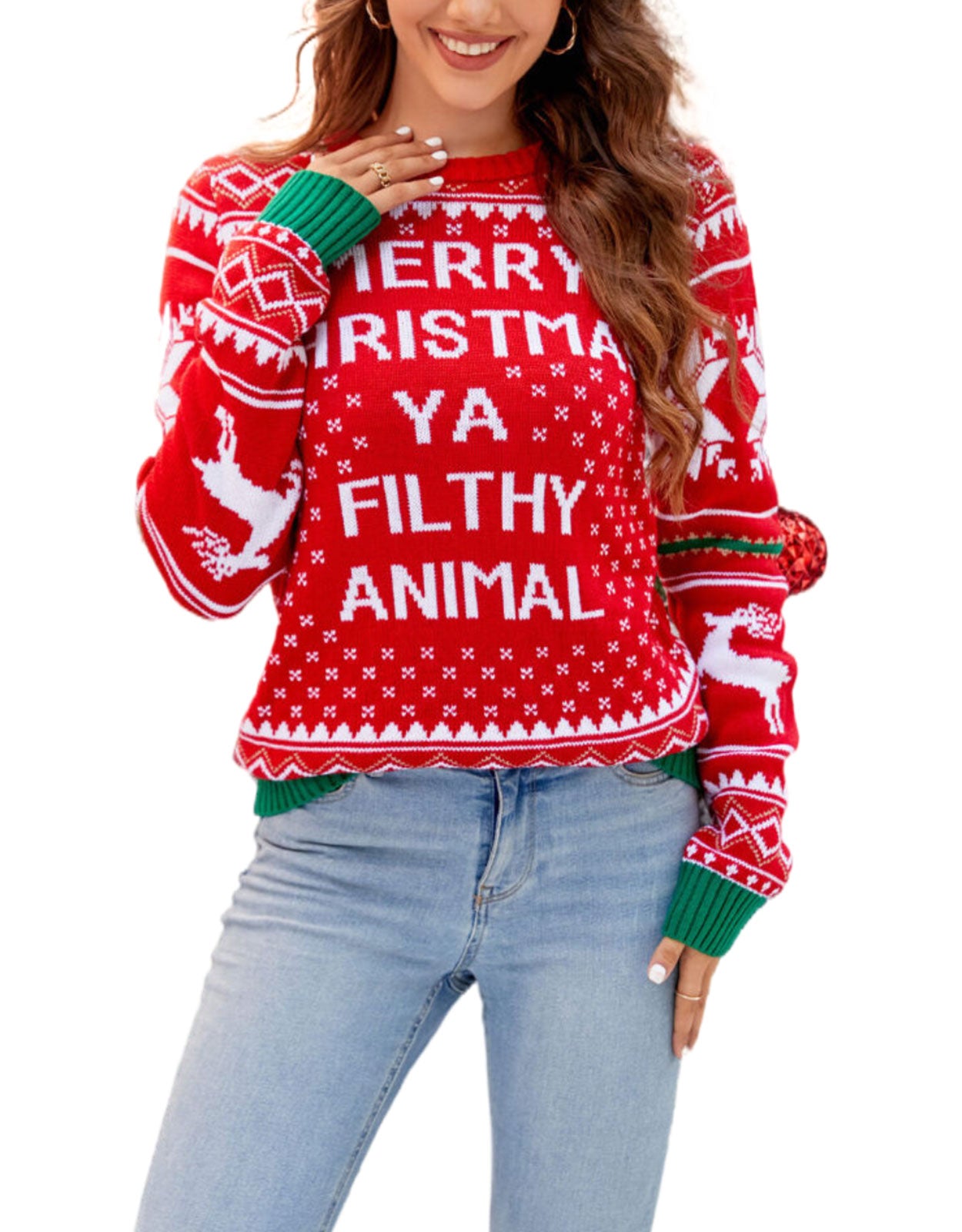 Women Ugly Christmas Sweater