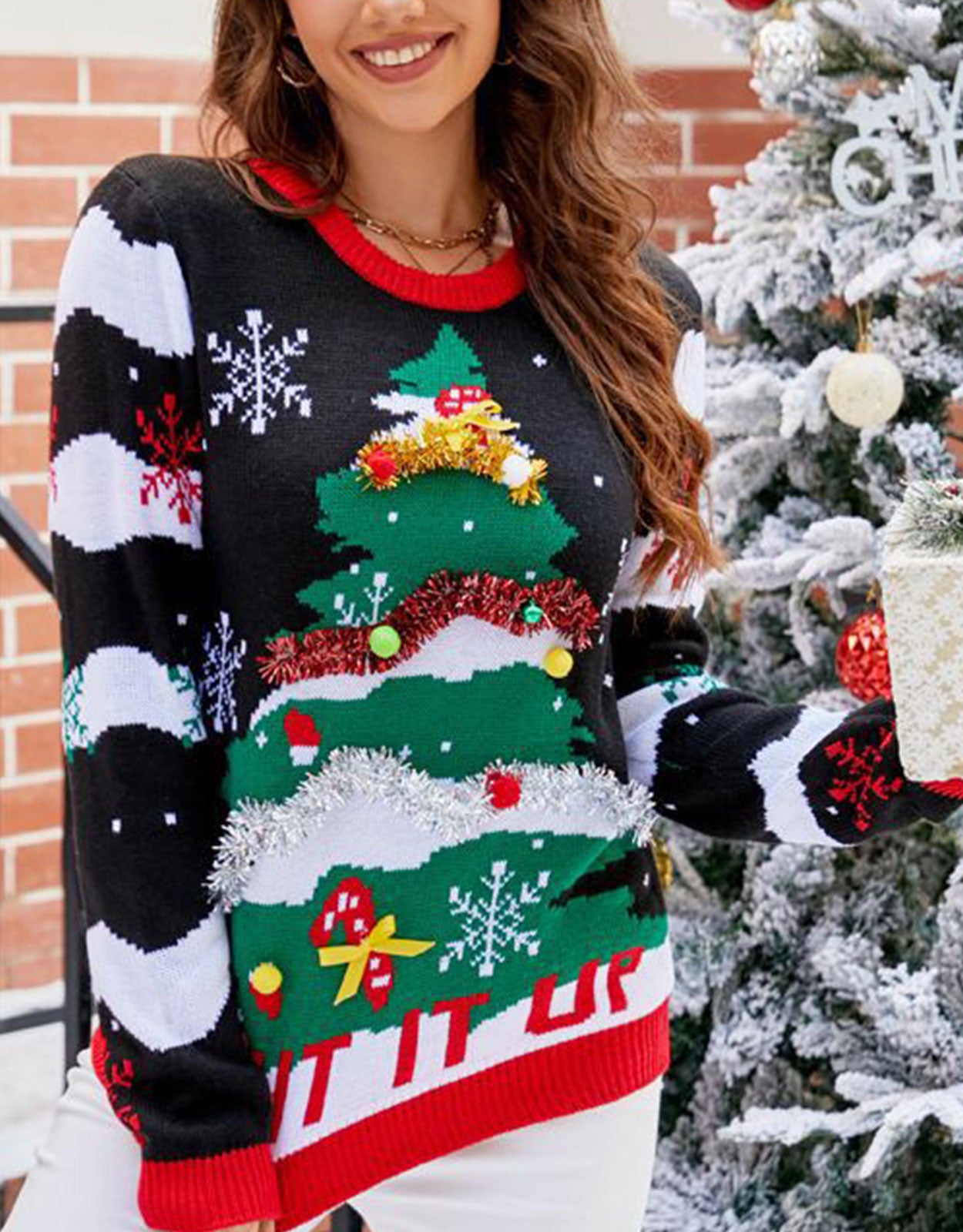 Women Ugly Christmas Sweater