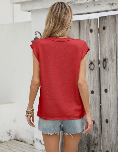 USA Cap Sleeve Blouse