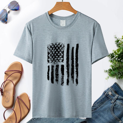 Patriotic Flag Stripes Blouse