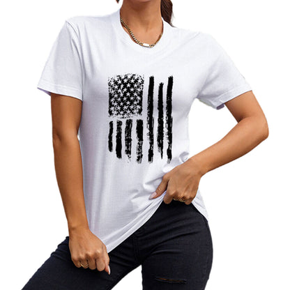 Patriotic Flag Stripes Blouse