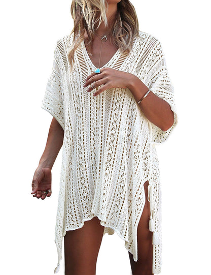 Loose Casual Crochet Coverup