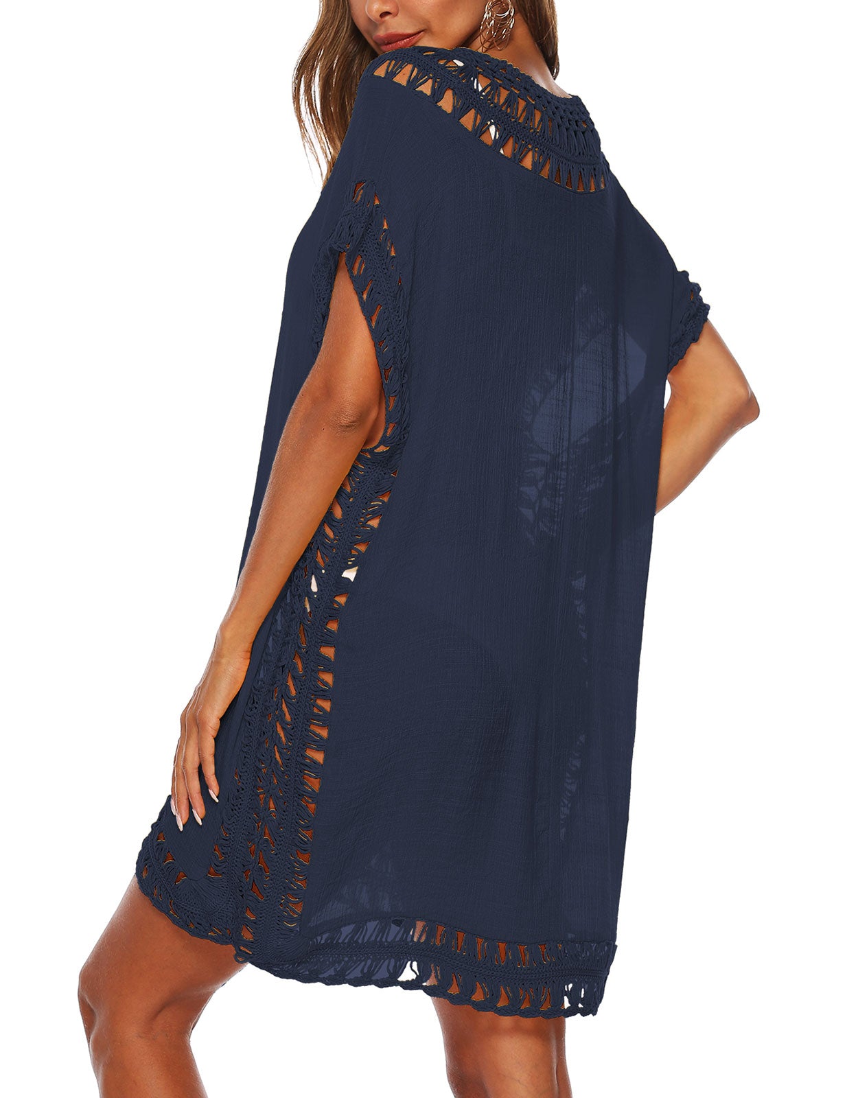 V Neck Loose Swimwear Bathing Suit Cover Up