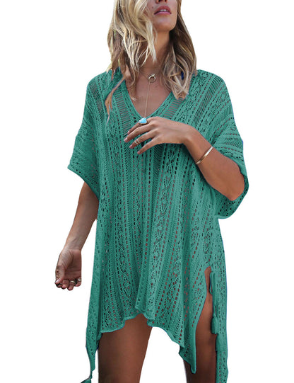 Loose Casual Crochet Coverup