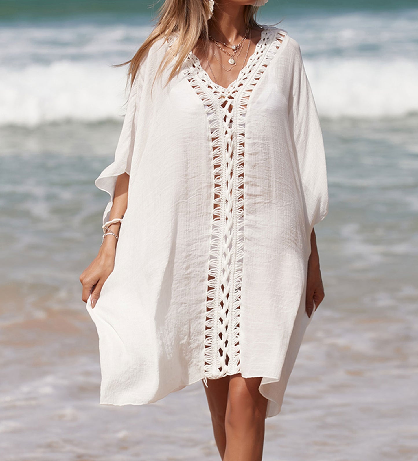 Sexy Mesh Beach Dress