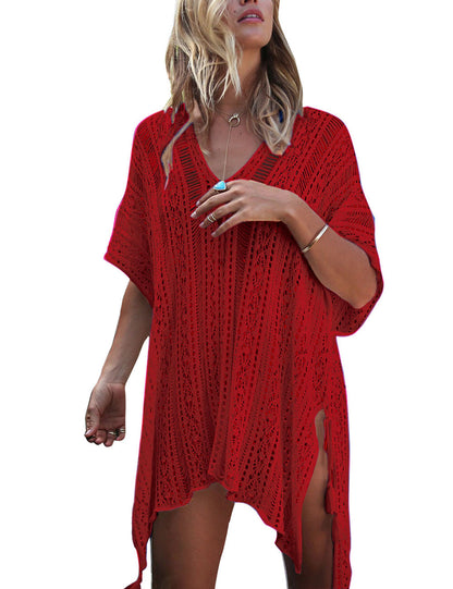 Loose Casual Crochet Coverup