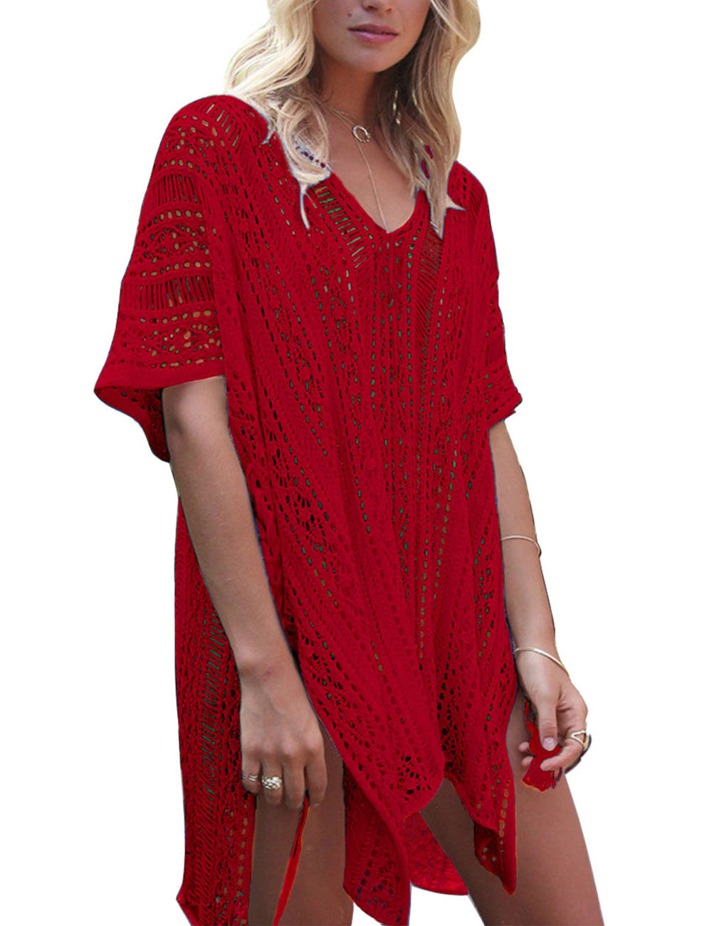 Loose Casual Crochet Coverup