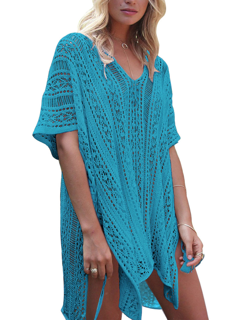 Loose Casual Crochet Coverup