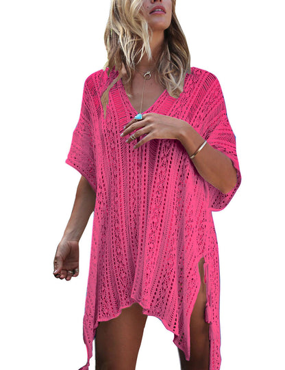 Loose Casual Crochet Coverup