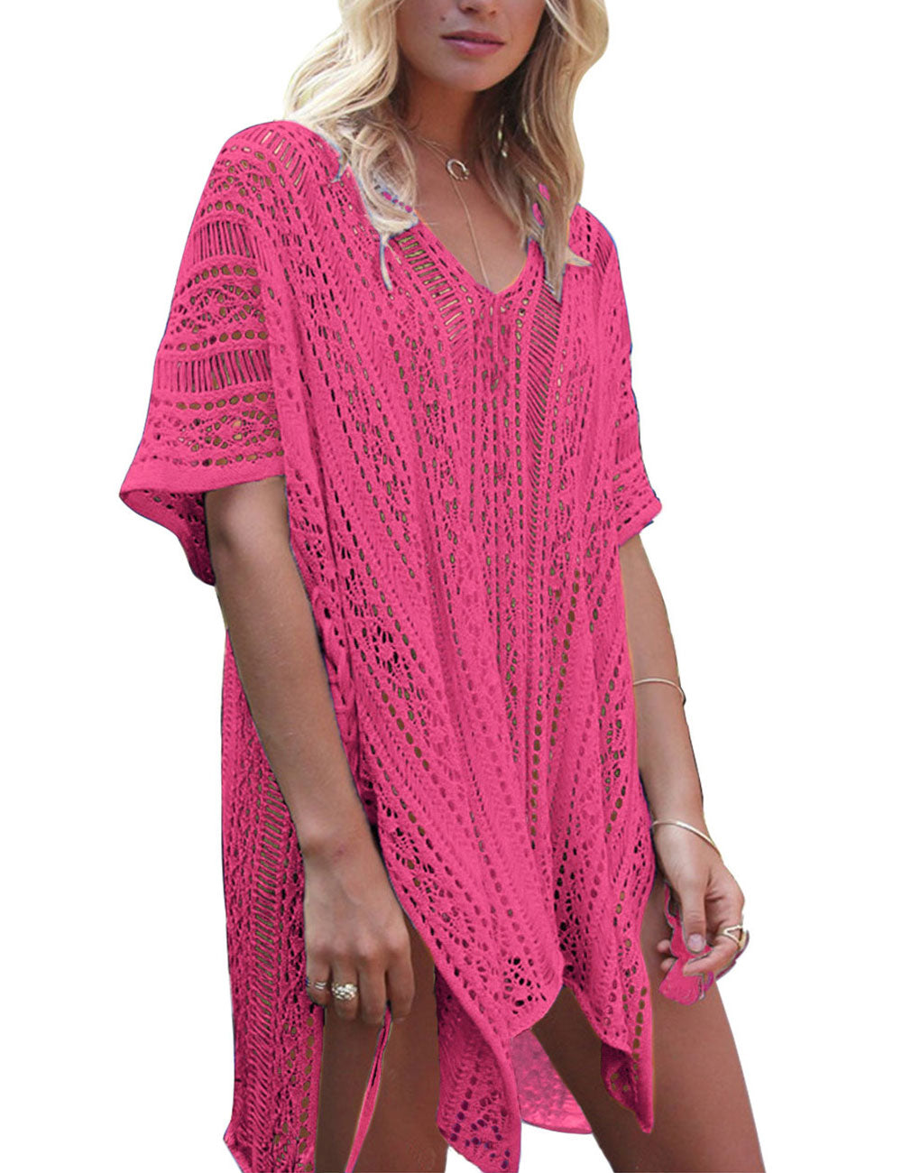 Loose Casual Crochet Coverup