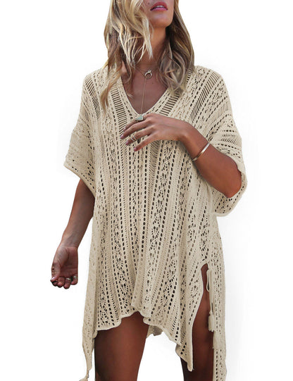 Loose Casual Crochet Coverup