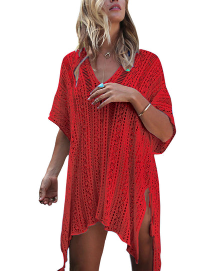 Loose Casual Crochet Coverup