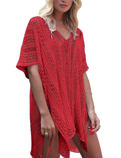 Loose Casual Crochet Coverup