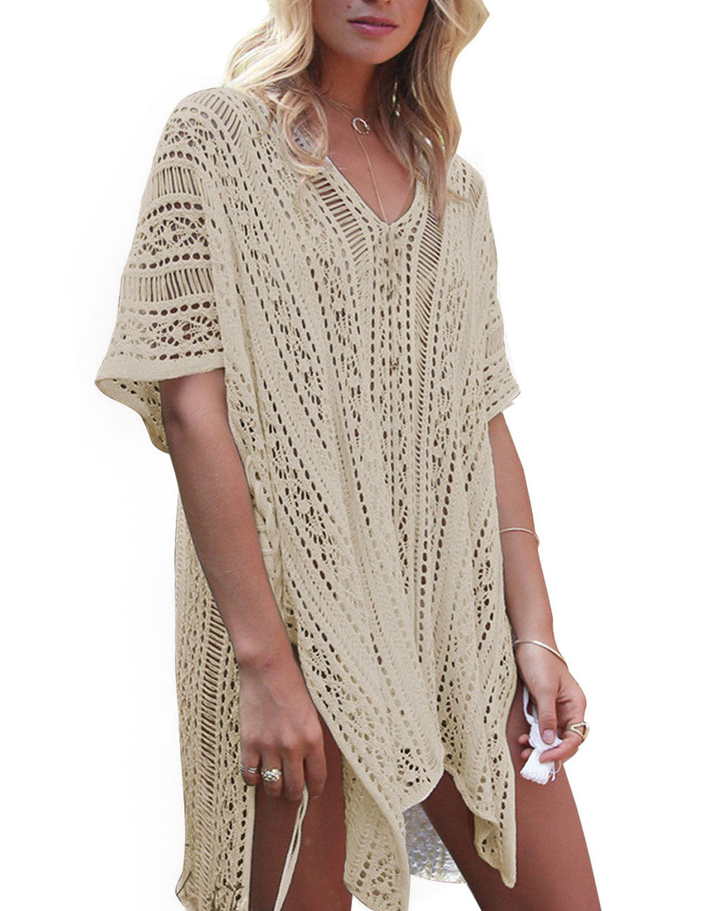 Loose Casual Crochet Coverup