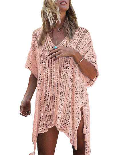 Loose Casual Crochet Coverup