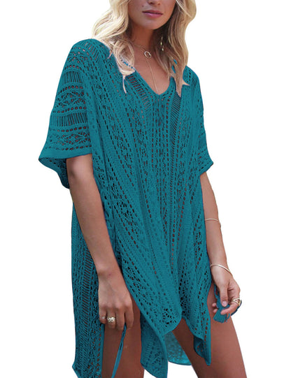 Loose Casual Crochet Coverup