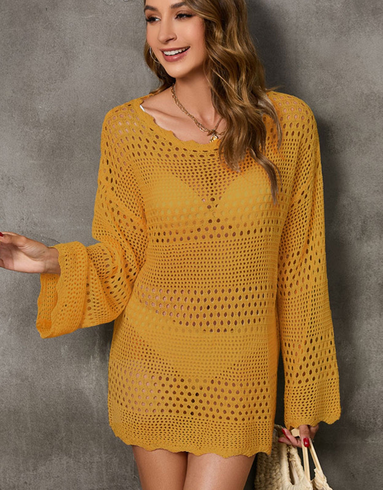 Cute Crochet Cover Ups Dress