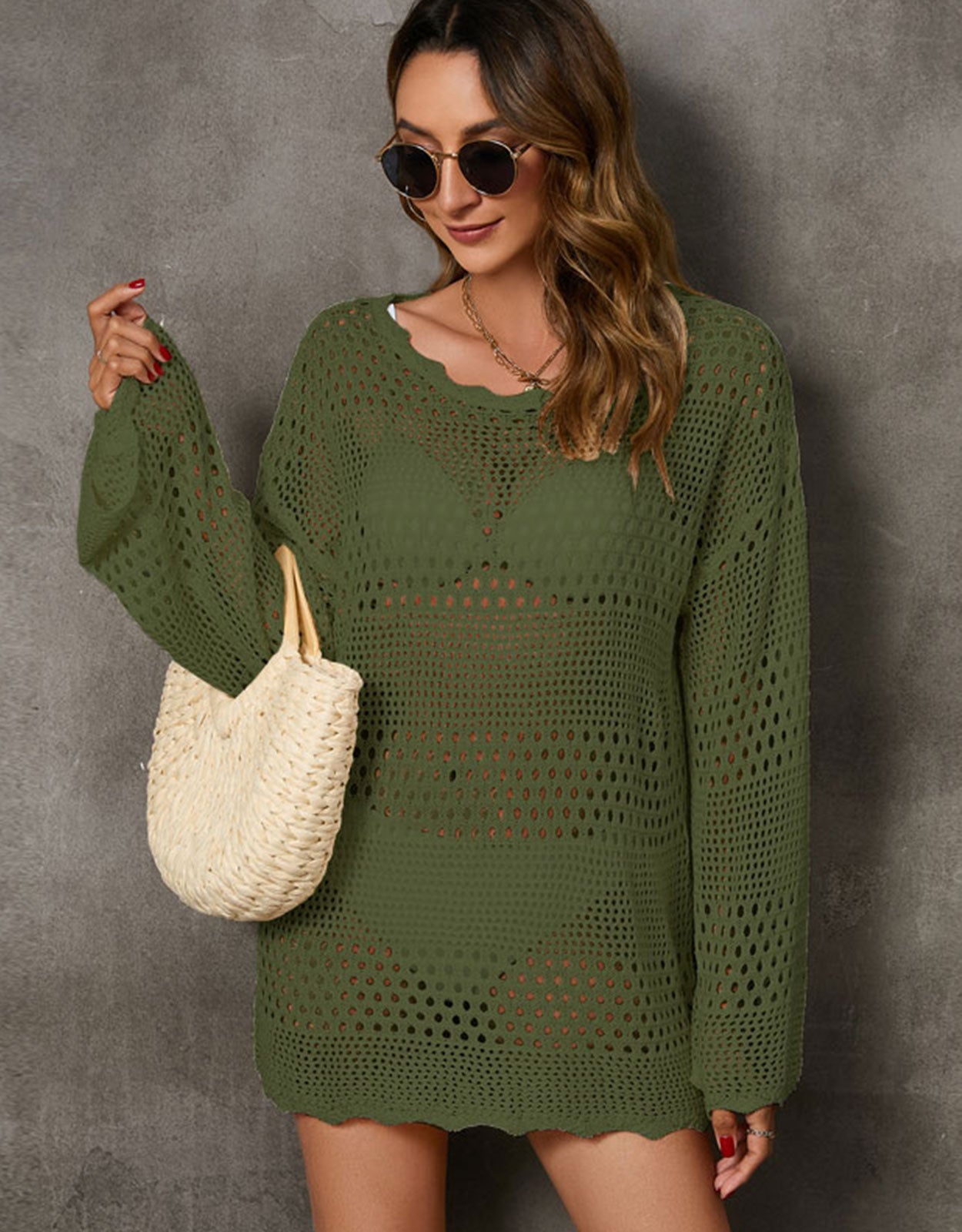 Cute Crochet Cover Ups Dress