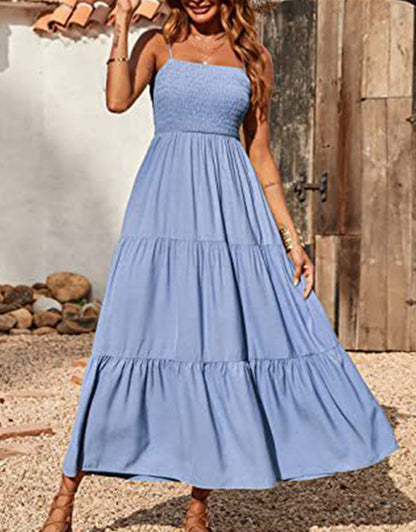 Sleeveless Strapless Swing Dress