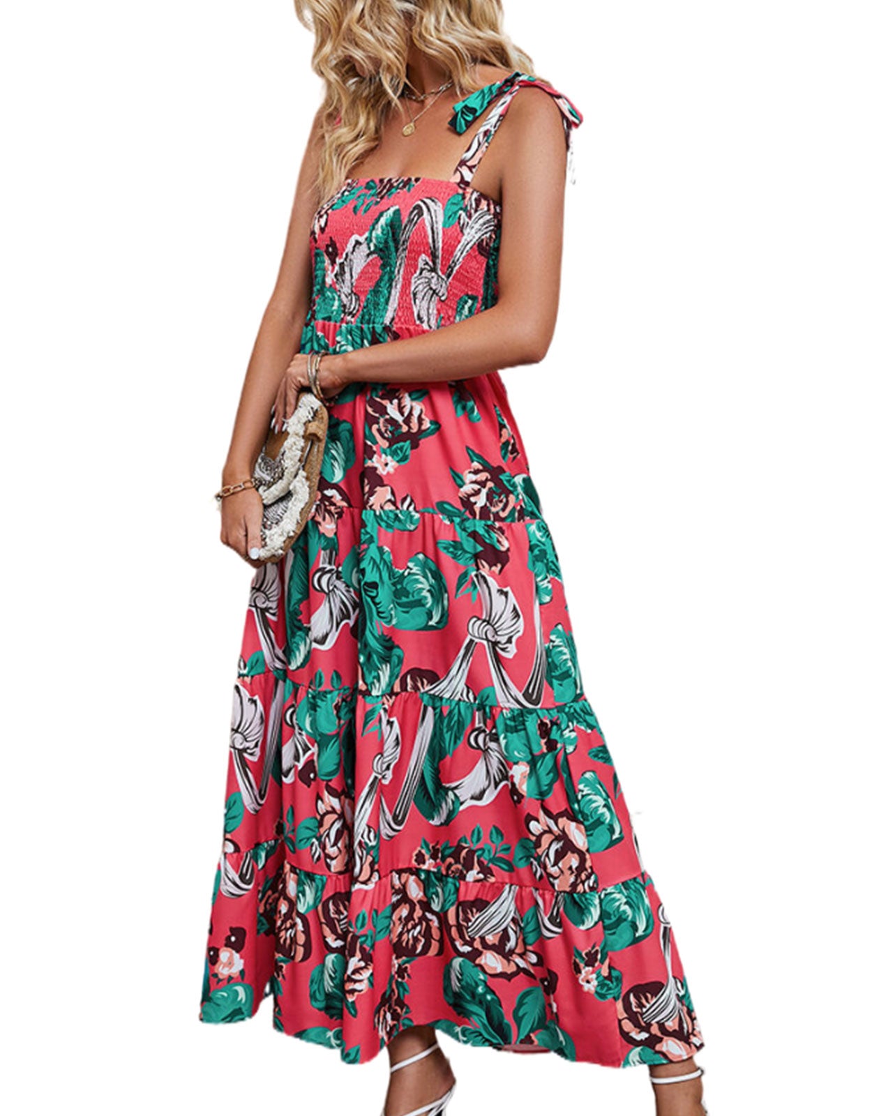 Printed Colorful Maxi Dress