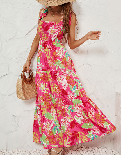 Printed Colorful Long Maxi Dress