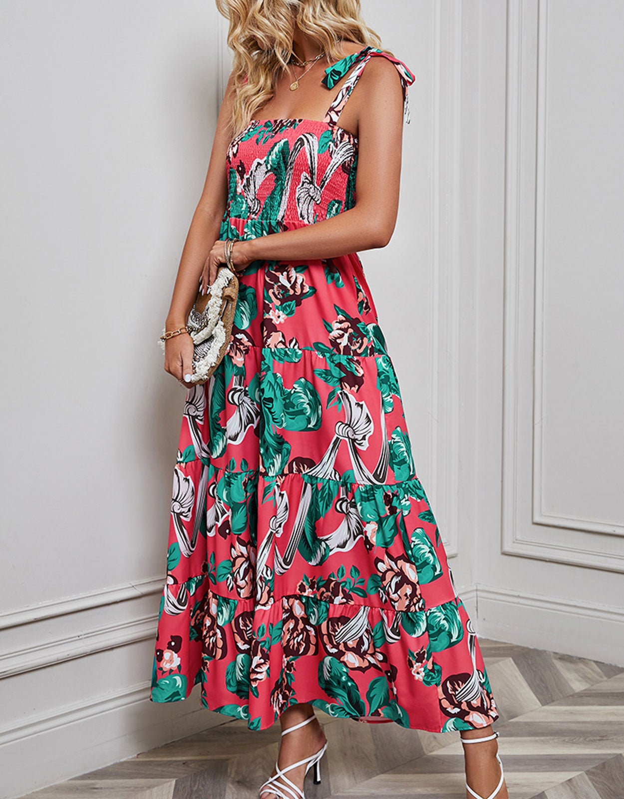 Printed Colorful Maxi Dress