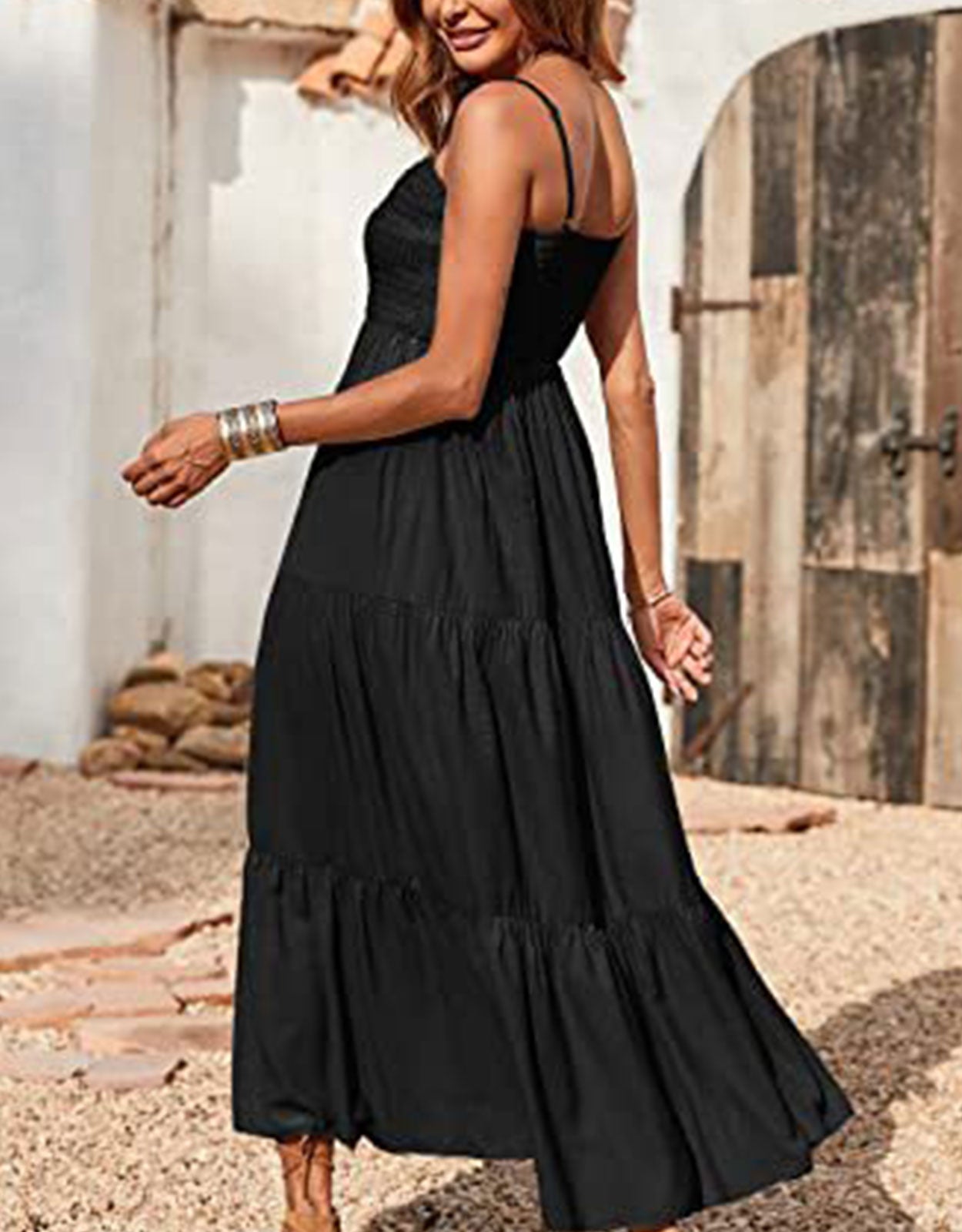 Sleeveless Strapless Swing Dress