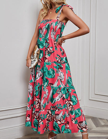 Printed Colorful Maxi Dress