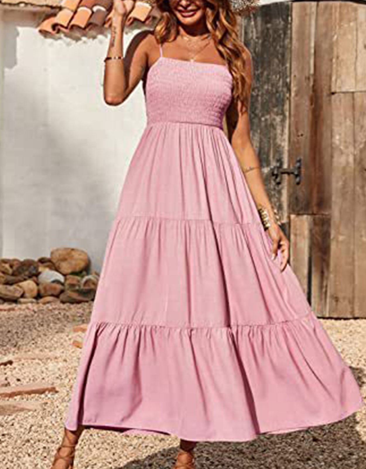 Sleeveless Strapless Swing Dress