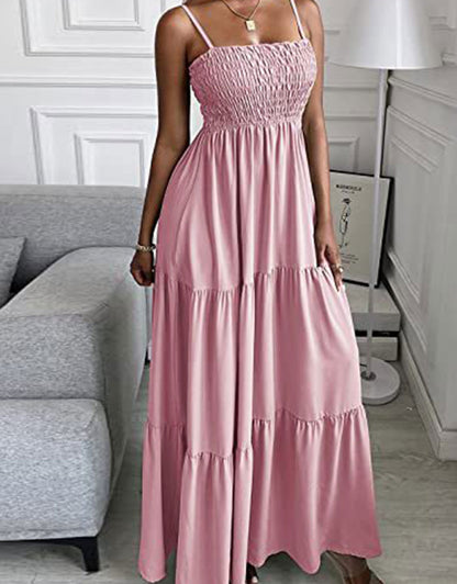 Sleeveless Strapless Swing Dress