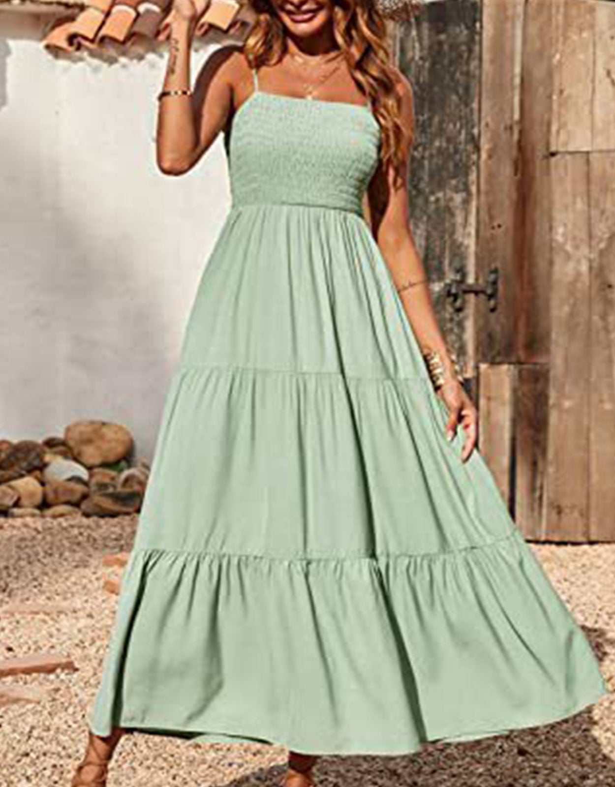 Sleeveless Strapless Swing Dress