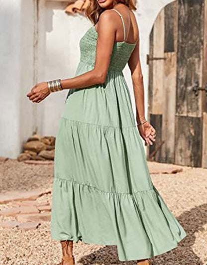 Sleeveless Strapless Swing Dress