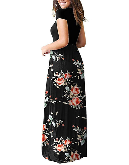 Maxi Dress for women High Waisted Summer Dreeses with Pockets