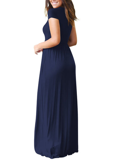 Maxi Dress for women High Waisted Summer Dreeses with Pockets