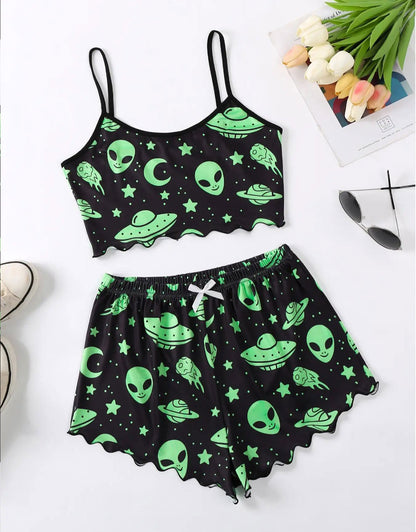 Halloween Pajamas Set