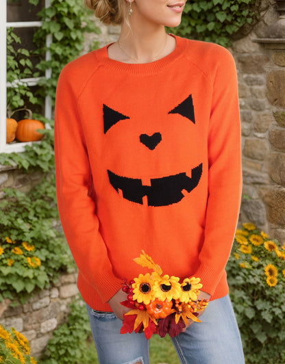 Halloween Evil Smiley Sweater