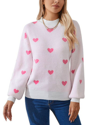 Casual Heart Sweater