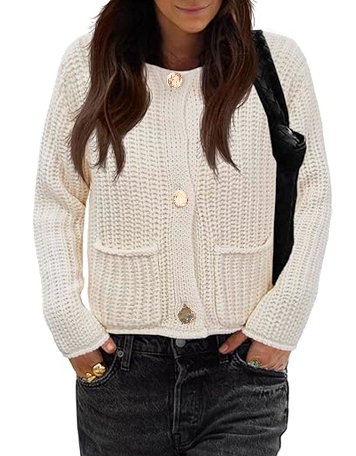 Chunky Cable Knit Cardigan