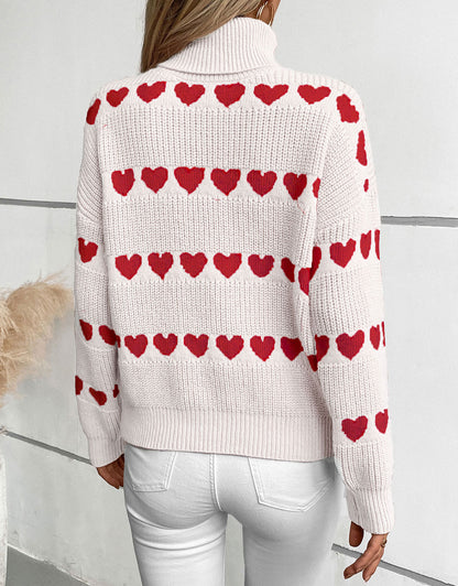 Knitwear Heart Pullover