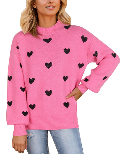 Casual Heart Sweater