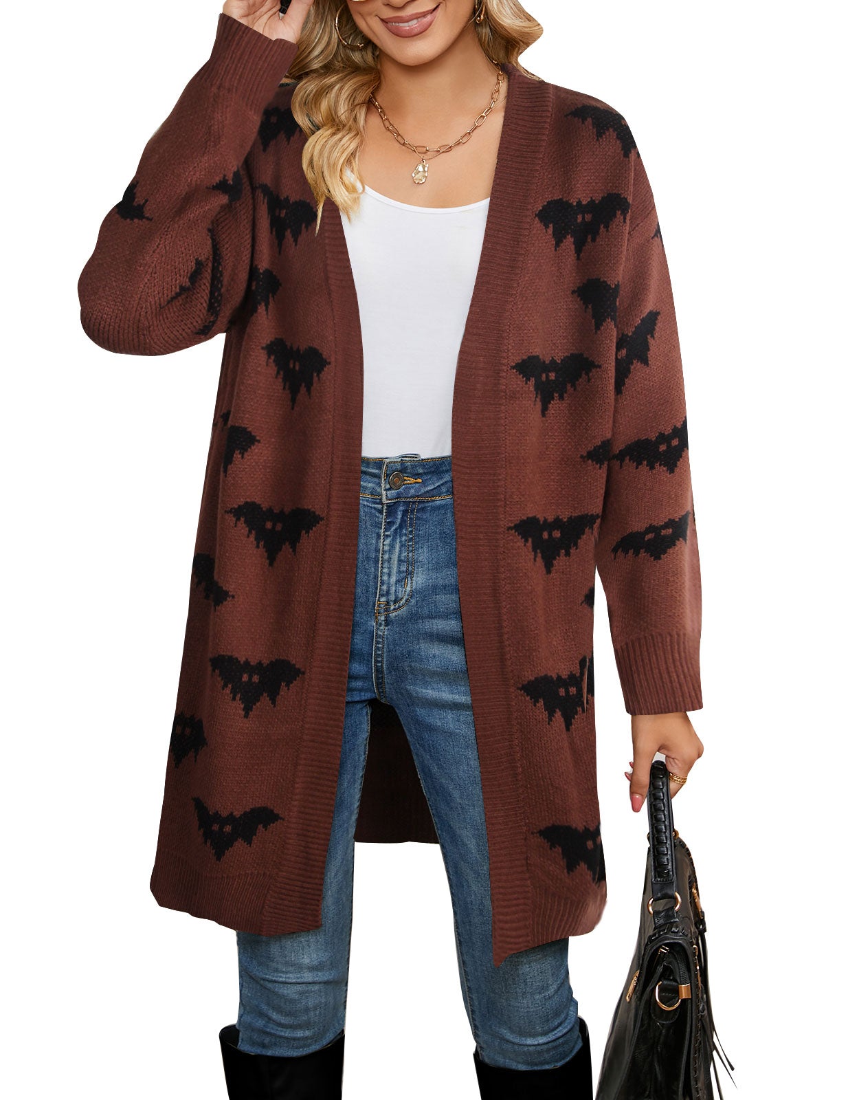 Bat Long Sleeve Cardigan