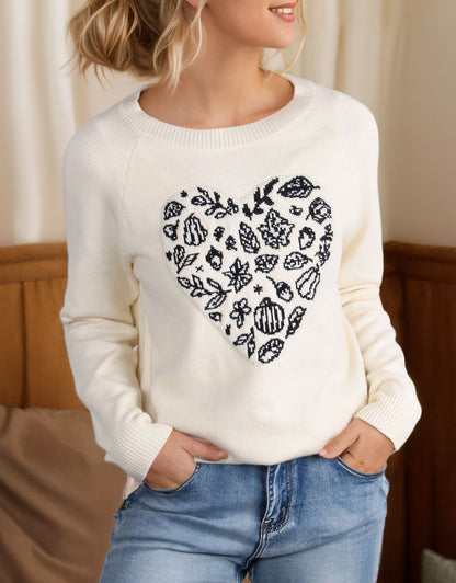 Love Heart Halloween Sweater