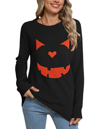 Halloween Evil Smiley Sweater