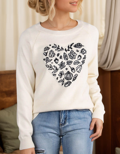 Love Heart Halloween Sweater