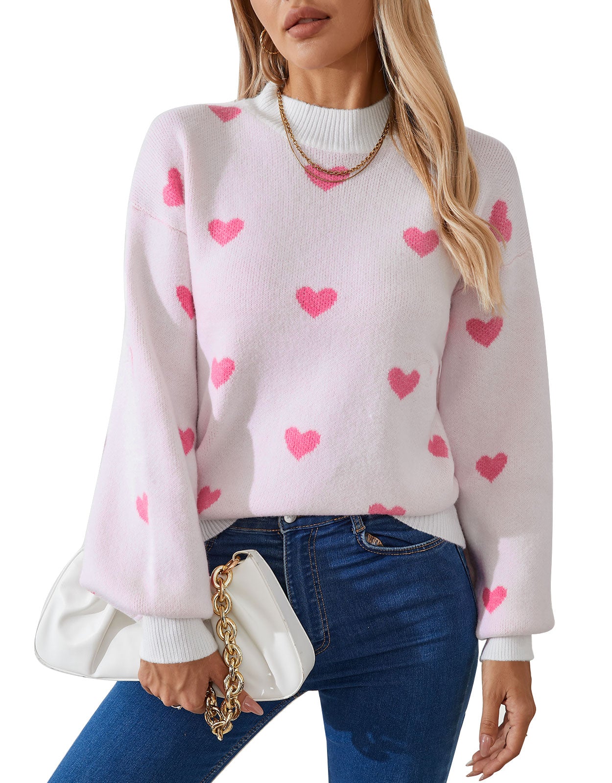 Casual Heart Sweater