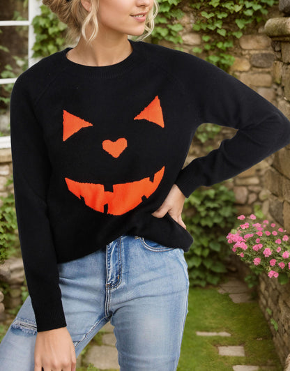 Halloween Evil Smiley Sweater