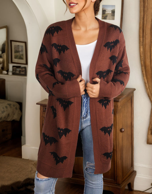 Bat Long Sleeve Cardigan