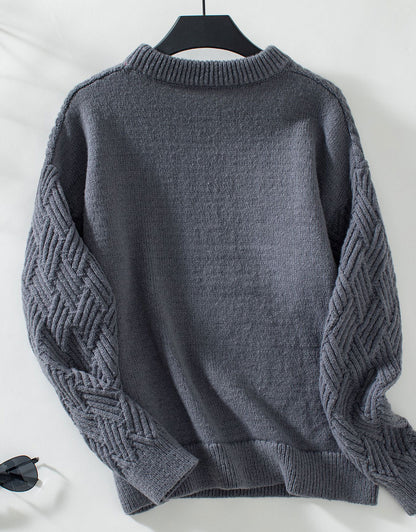 Solid color pullover