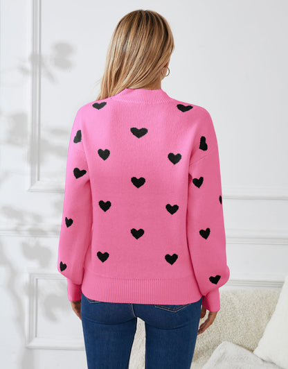 Casual Heart Sweater