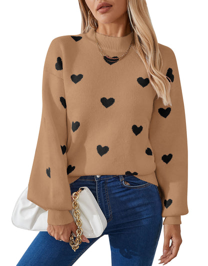 Casual Heart Sweater